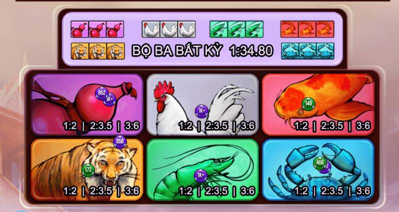 Các hình thức cược trong bầu cua cào VN88