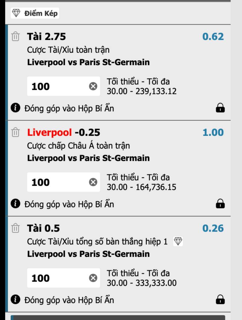 Cách tính tiền thắng thua khi cá cược kèo bóng đá