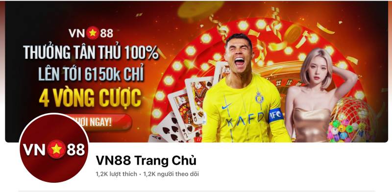 Fanpage Facebook VN88 – Cập nhật tin tức & nhận hỗ trợ